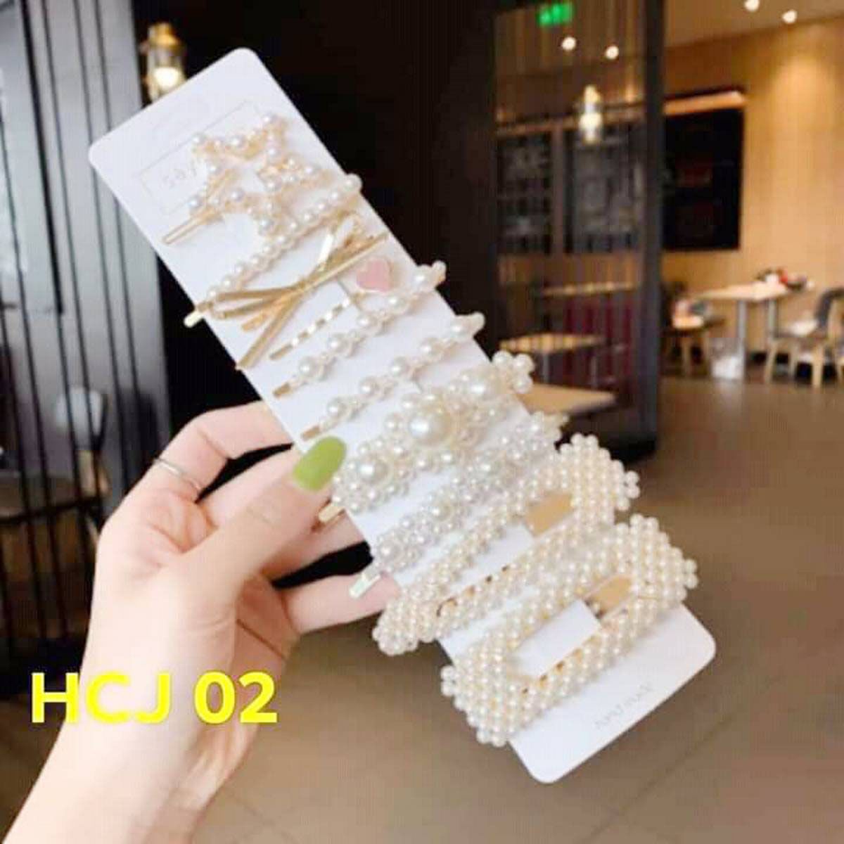 Fashion Pearl Hair Clips for Women Girls Elegant Snap Barrettes Hairpins-10pcs
