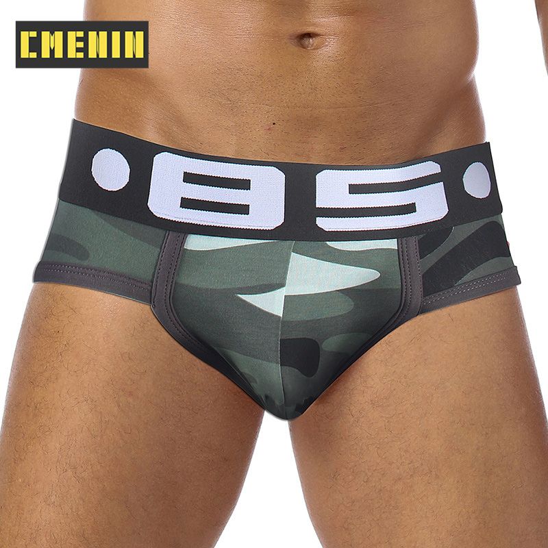 CMENIN Soft BS (1 Pieces) Comfortable Spandex  Underwear Men Jockstrap Briefs Ins Style Men Underpants Male Panties Dot Mens Innerwear BS141