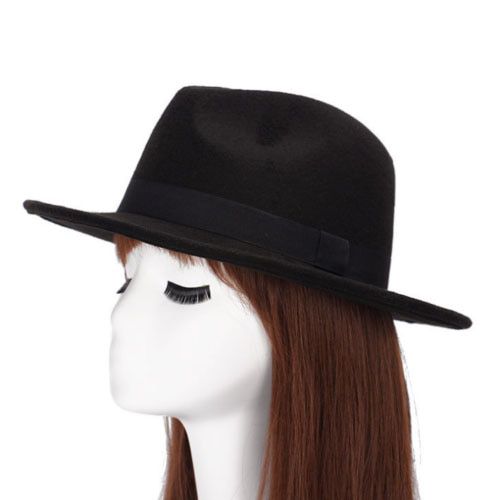 Vintage Men Women Trilby Cap Fedora Hats Sunhat Jazz Panama Hat Retro Unisex Men Women Hat