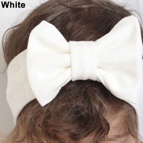 Newborn Baby Girls Toddler Cute Sweet Big Bow Headband Headwear Hair Accessories