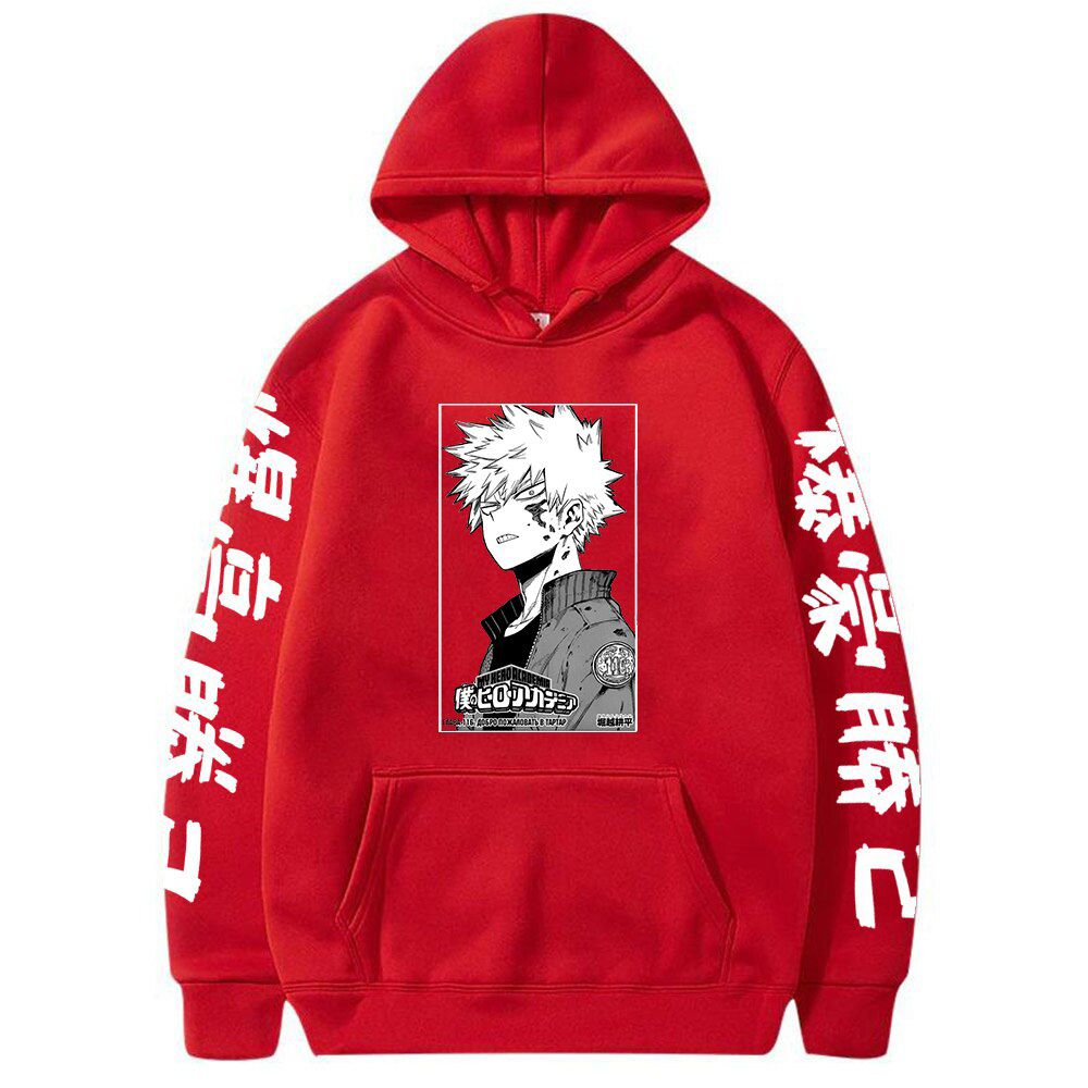 My Hero Academia Katsuki Bakugo Hoodies Sweatshirt Moleton