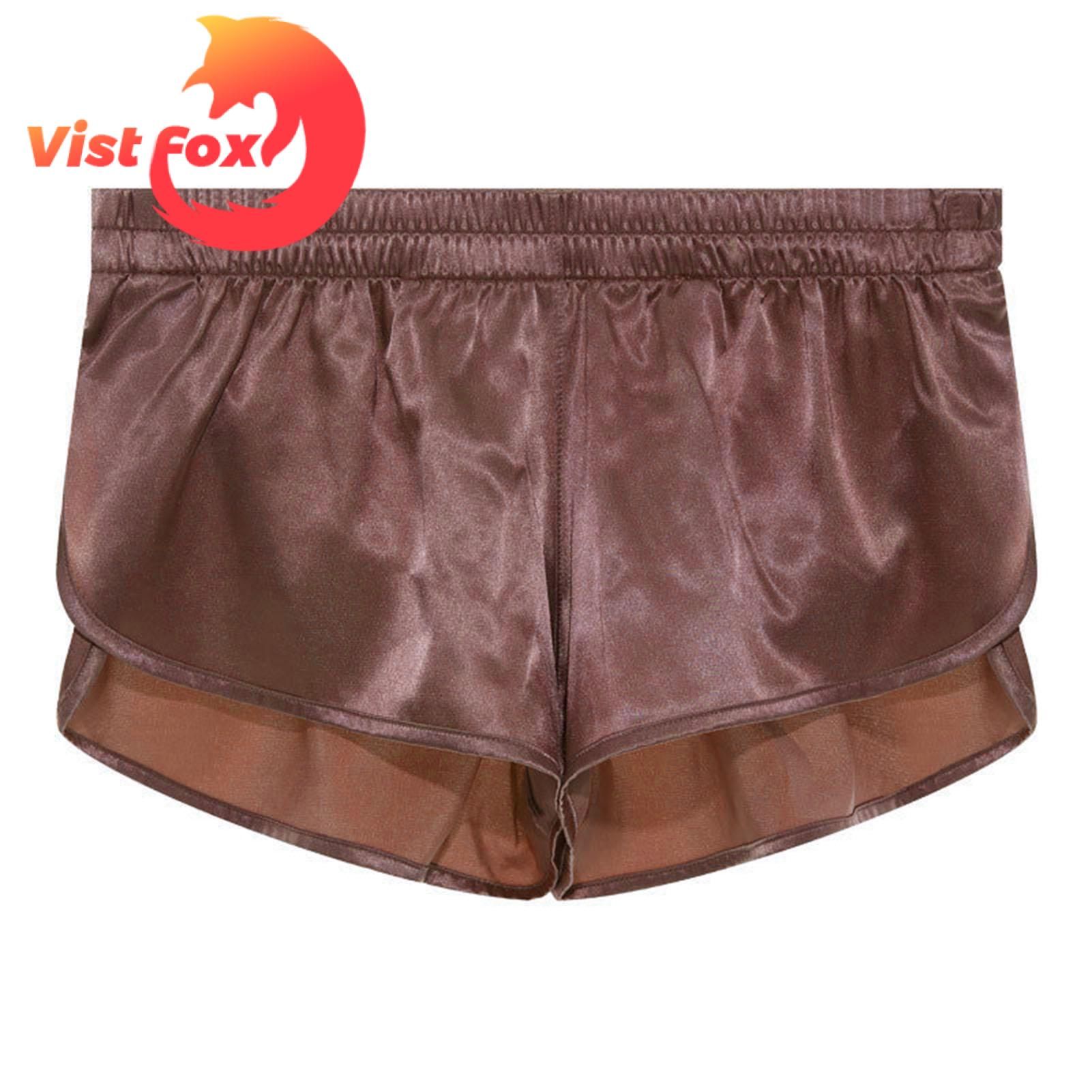Vist Fox Men Briefs Stretchy Fake Two-piece Lightweight Men Panties