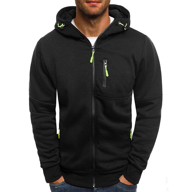 Men Sports Casual Wear Zipper COPINE Fashion Tide Jacquard Hoodies Fleece Jacket Fall Sweatshirts Autumn Winter Coat