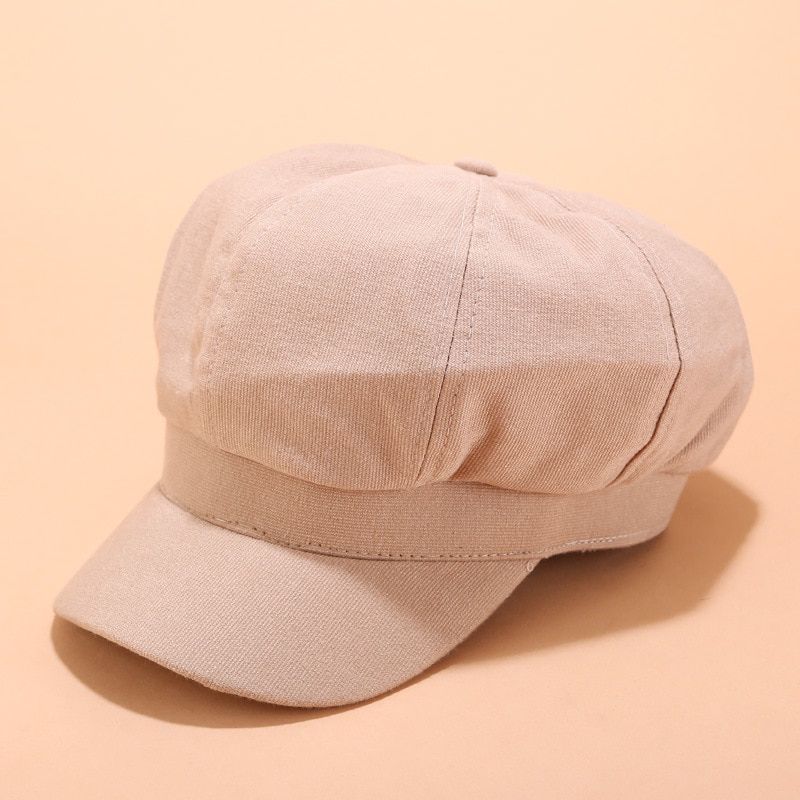 Fashion Winter and Autumn Ladies Hats Women Caps Europe and America Retro Flat Top Casual Wild Octagonal Cap Z51