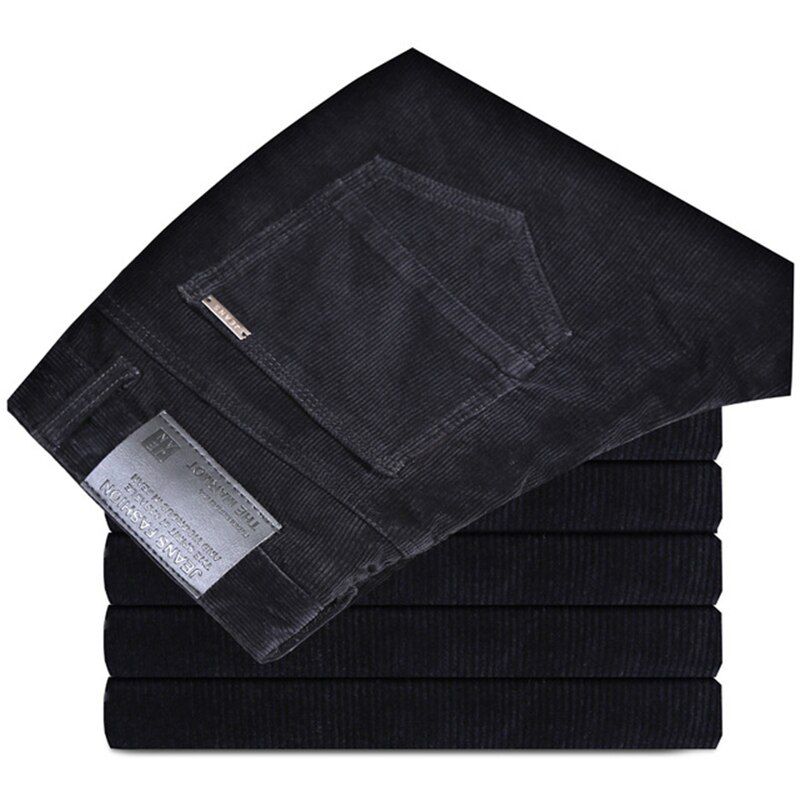 New Autumn and Winter Male Business Men's Trousers Straight Corduroy Corduroy Pants Breathable Casual Pants