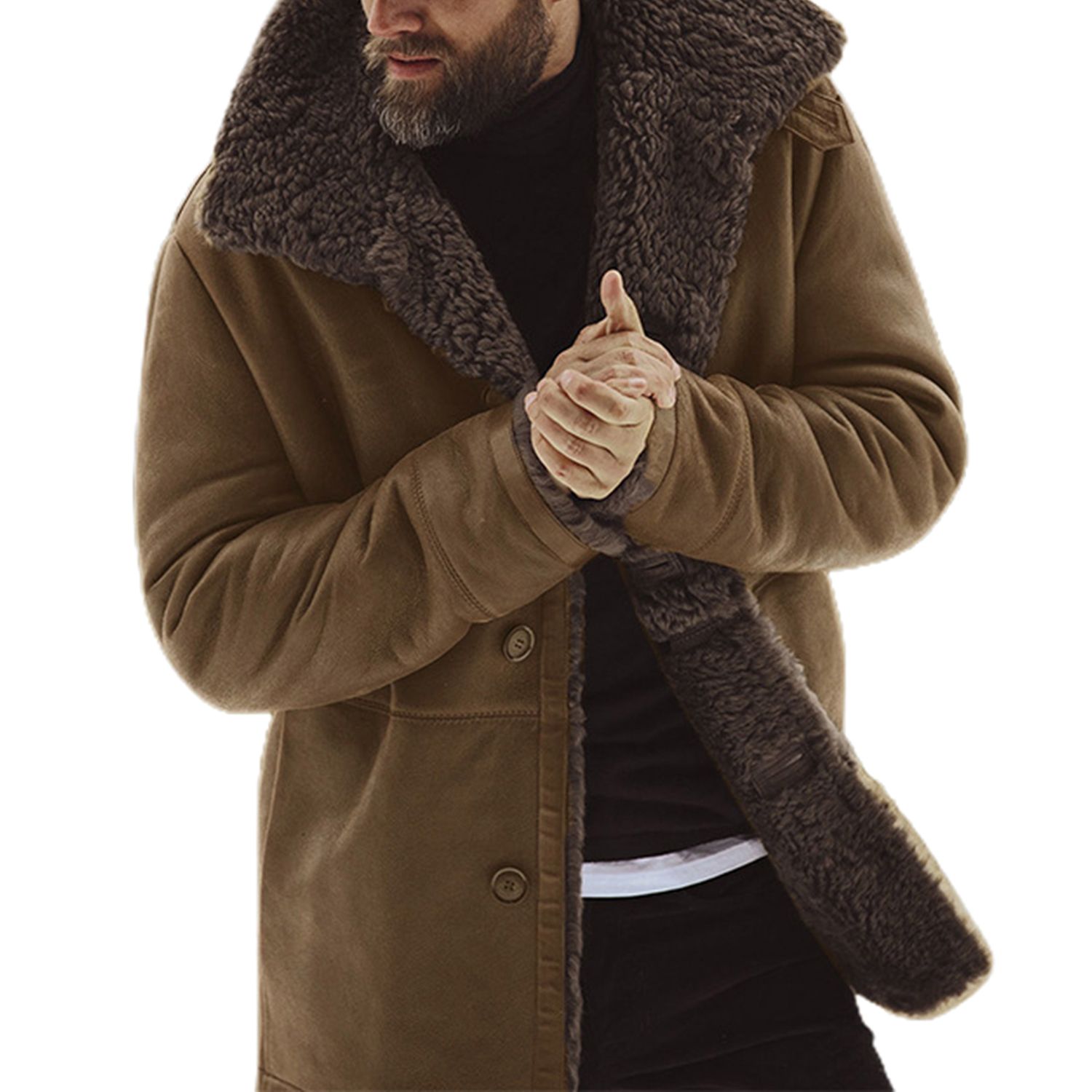 Men Winter Coat Breathable Casual Men Lined Winter Jacket