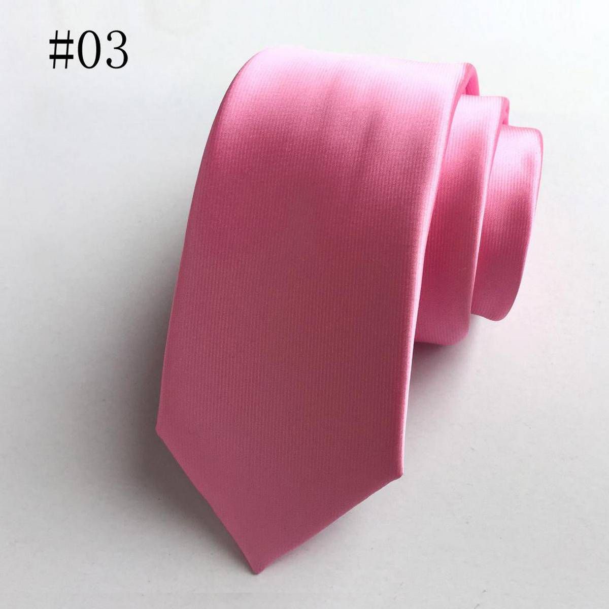 Fashion Necktie For Men Formal Commercial Tie Skinny Polyester Silk Neckties Business Office Vintage Party Wedding Ties(Pink)