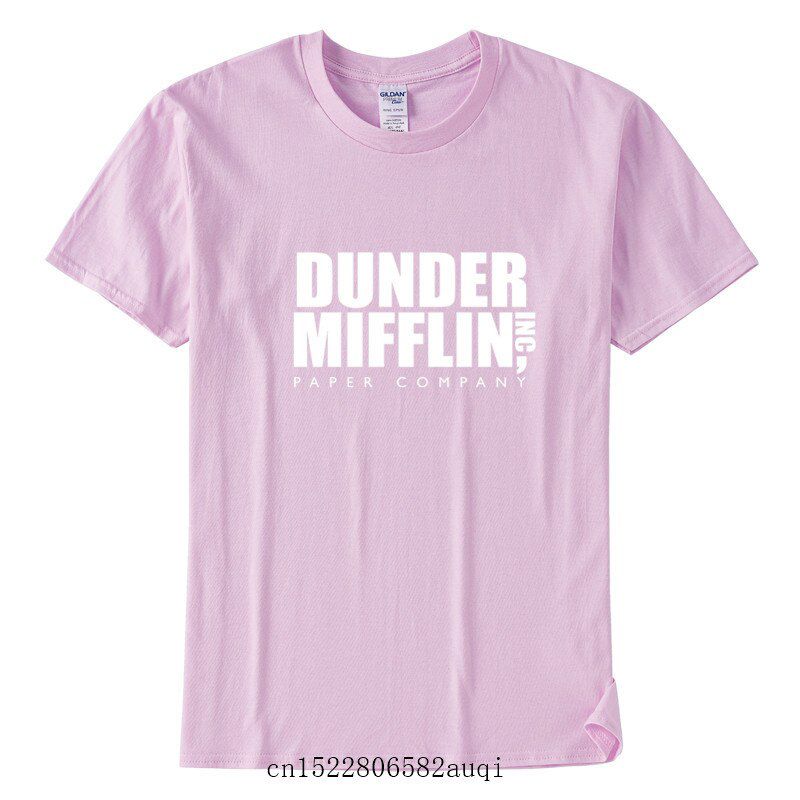 DUNDER MIFFLIN PAPER INC office tv show Mens Cotton T-Shirt Boy Girl Summer Cotton T shirt Unisex Clothes