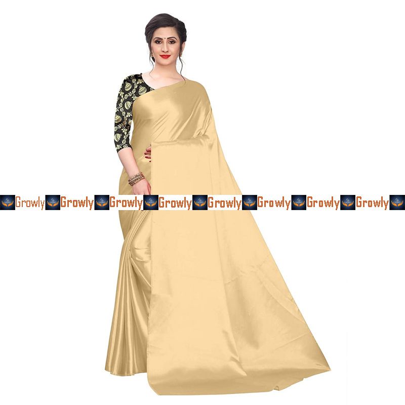 Arabian Silk Sharee Without Blouse Piece For Women’s By Growly