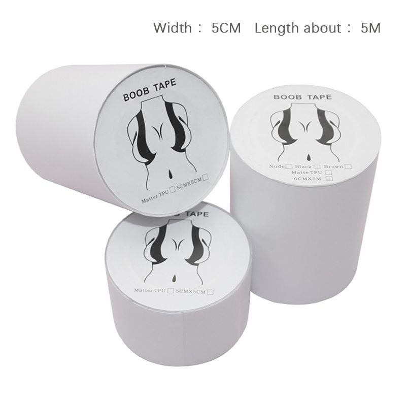 Loveshopping Store* Women Transparent Chest Sticker B-r-e-a-s-t Lifting Push Up Strapless Invisible Tapes