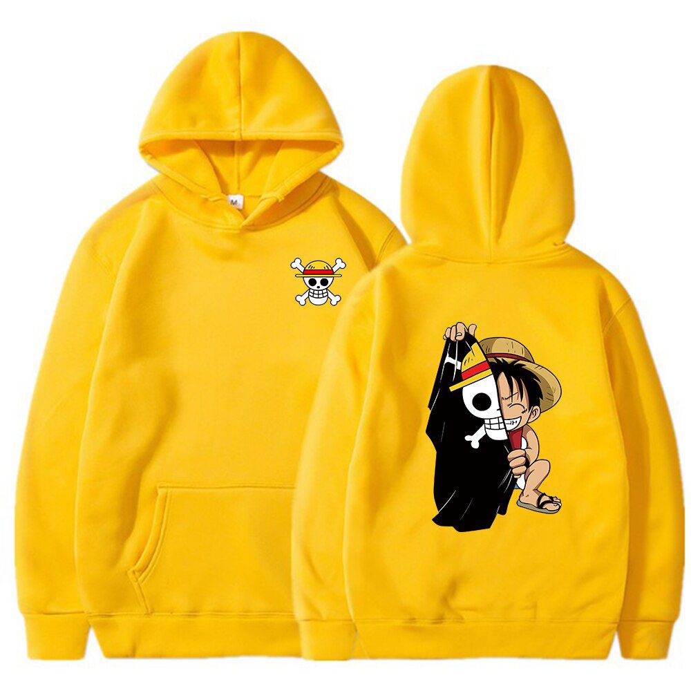 One Piece Hoodies Men Women Fashion Anime Luffy Pullover Oversized Hoodie Sweats  Hop Coat Boys Mens Clothing Sudaderas