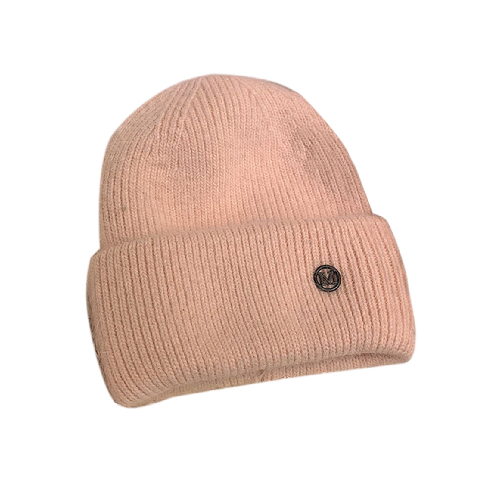 Women Hat Knitted Pure Color Knitting Hat