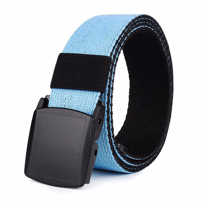 CETIRI 3.7cm Hypoallergenic Belt Buckle Rainbow Canvas Belt Luxury Brand Men Women Military Belt Jeans Casual Straps ceintures