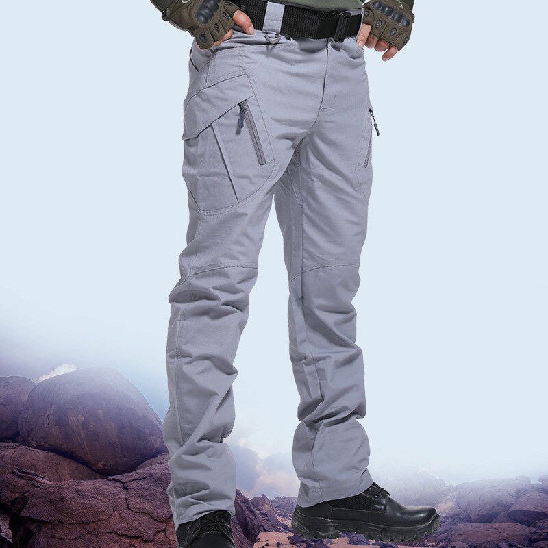 Men  Cargo Pants City    Pants Male Elastic Waist Multiple cket Trousers Jogger Slim Men's Clothing