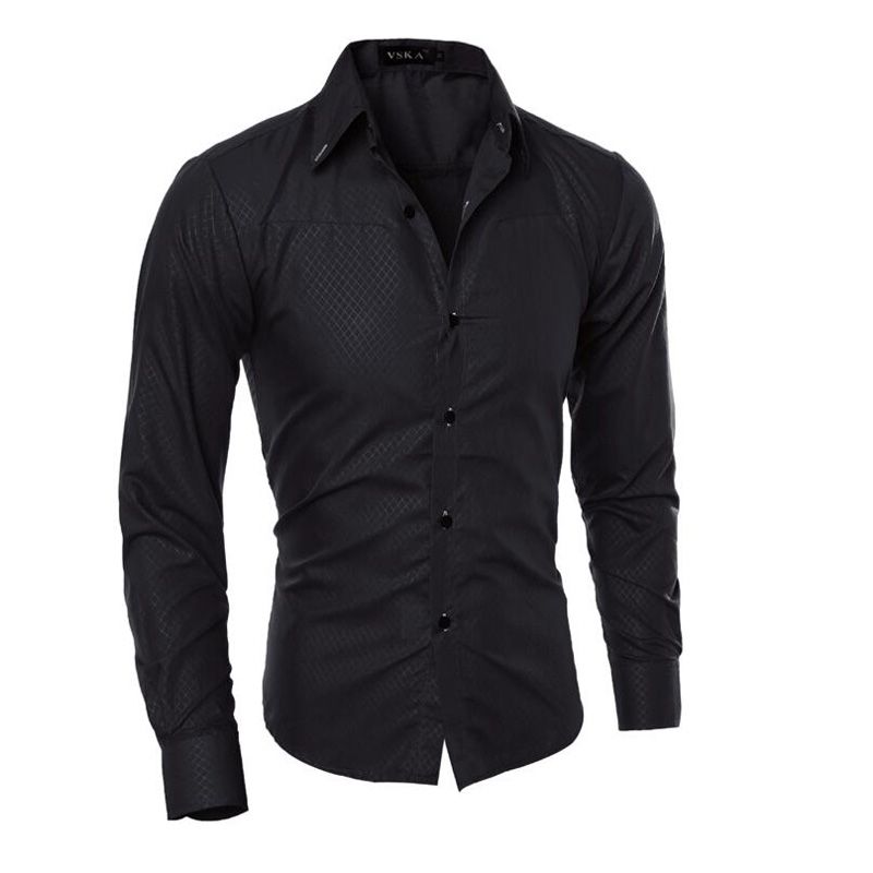 Fashion Men Shirt 2021 New Boutique Obscure Plaid Shirts Casual Mens Social Brand Long Sleeve Shirt Camisa Masculina M-5XL