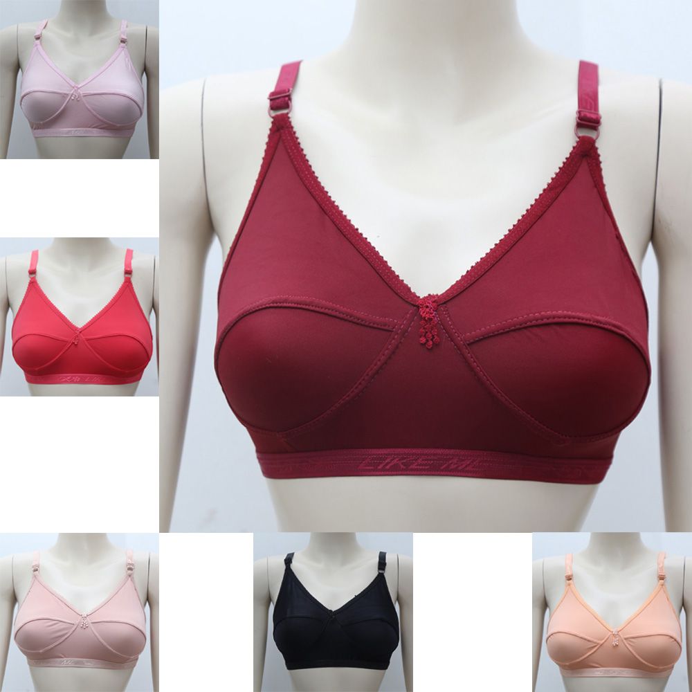 Soft Stretchable Bra For Woman  6 Pcs Combo Pack