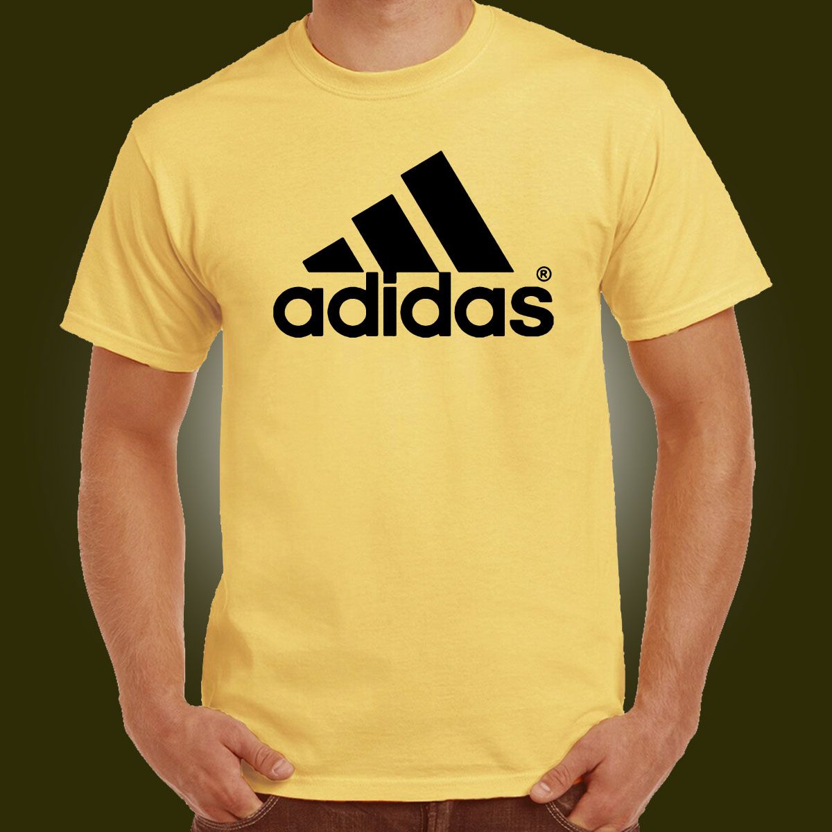 Digital Print Poly-Cotton T-shirt for Men or Women 0083