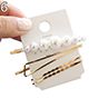 3/4P/5Pcs Women Faux Pearl Bangs Hair Clip Hairpin Barrette Bobby Pin Jewelry