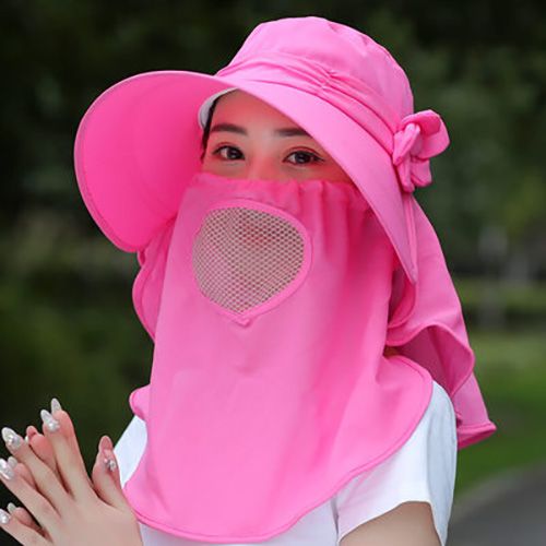 Fashion Women's Flowers Sun Hat Wide Brim fisherman Hat Face Neck Omnibearing UV Protection Summer Cycling Beach Hat