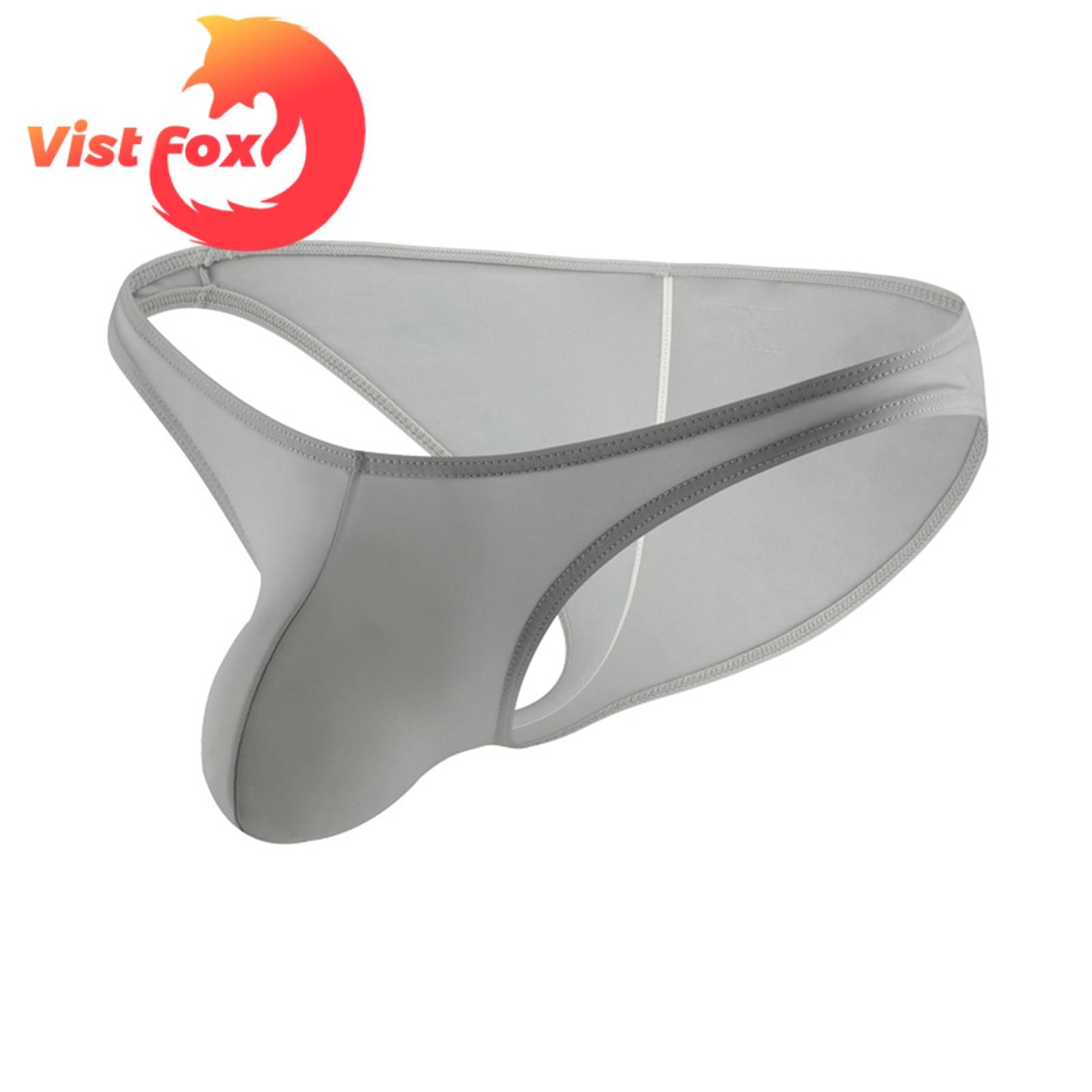 Vist Fox Thong T Shape Solid Color Male G-string
