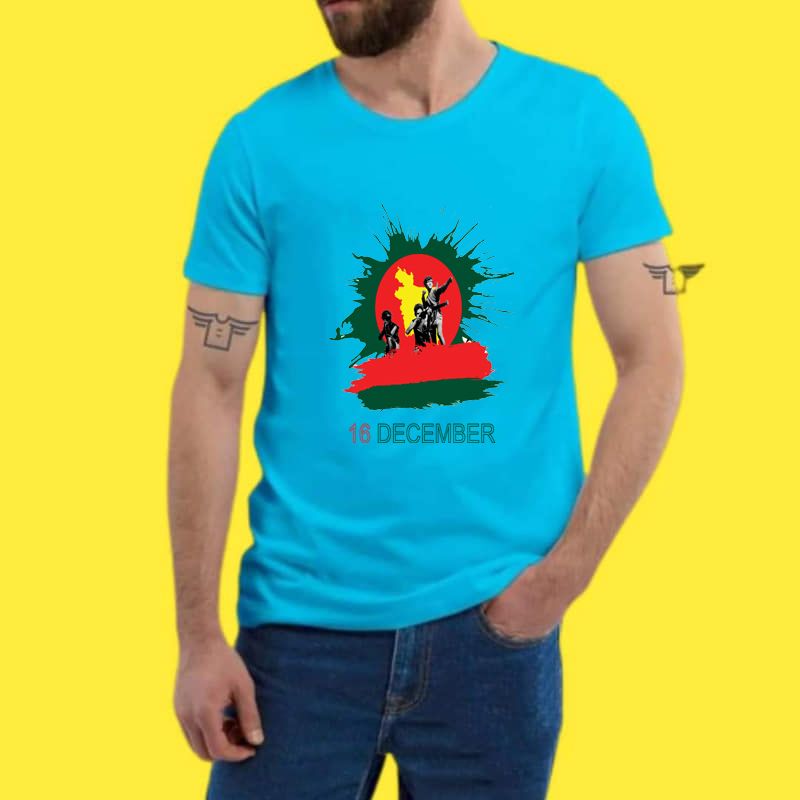 16 DECEMBER Casual Half Sleeve T-Shirt For Men's - T Shirt - T Shirt For Man