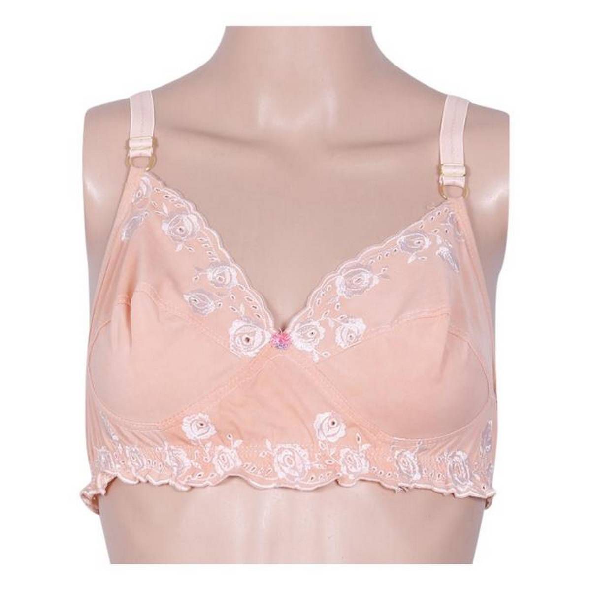 Coral Cotton Bra For Women