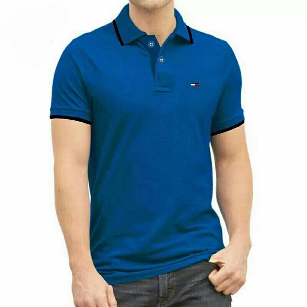 Light blue Polo T-Shirt For Men
