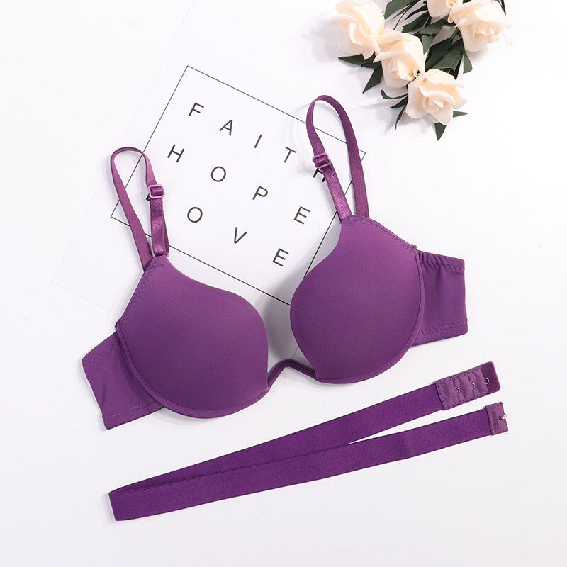 womens Lingeries with a deep u-neck push-up, u-shaped bra,  bras,underwear with a cut on the back