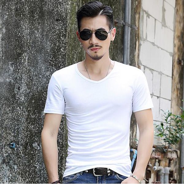 Multicolar Cotton Short Sleeve Tshirt For Men
