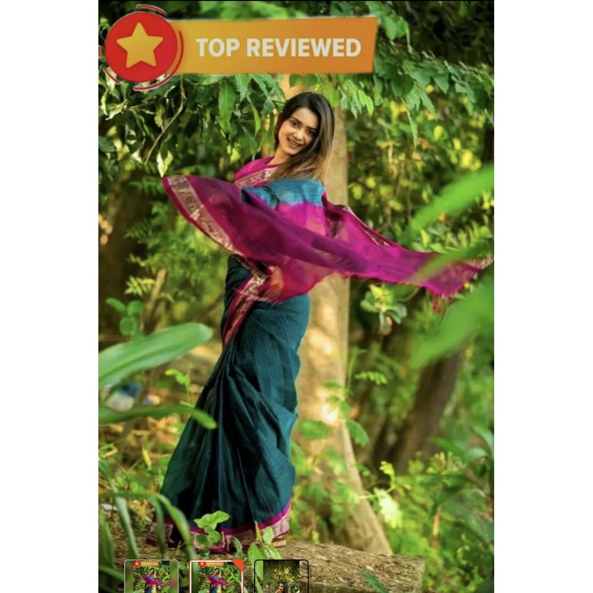 Mashlaish Cotton Shari AshMagenta mix colour Saree Same as picture Saari for woman Sari collection Saree for woman Tangail saree Shari for woman Saari for girl Saari for woman,Tangail Tat Shilpo (TAN)