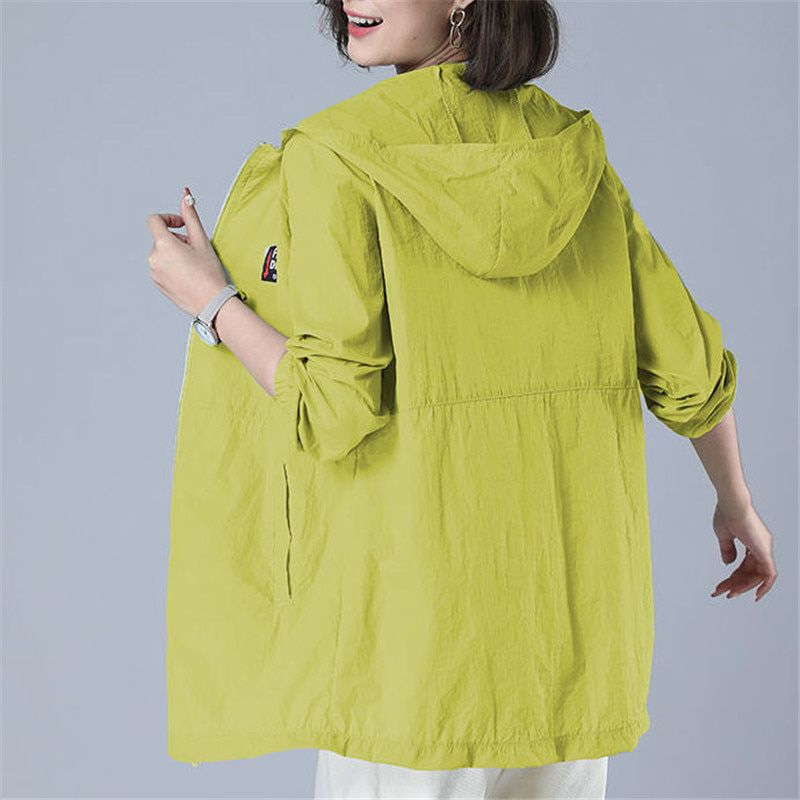 Sun-Proof Clothing Women's UV Summer New Anti-Ultraviolet All-Match Sun Protection Clothing Female Coat Jacket Hooded Top