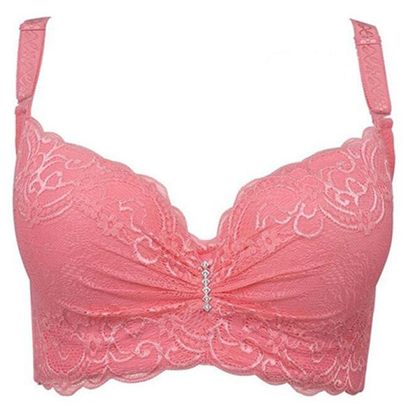 Women  Bralette Big Size Lace Underwear Push Up Bras 80 85 90 95 100  Female Lace Bra Lingeries BH soutien gorge