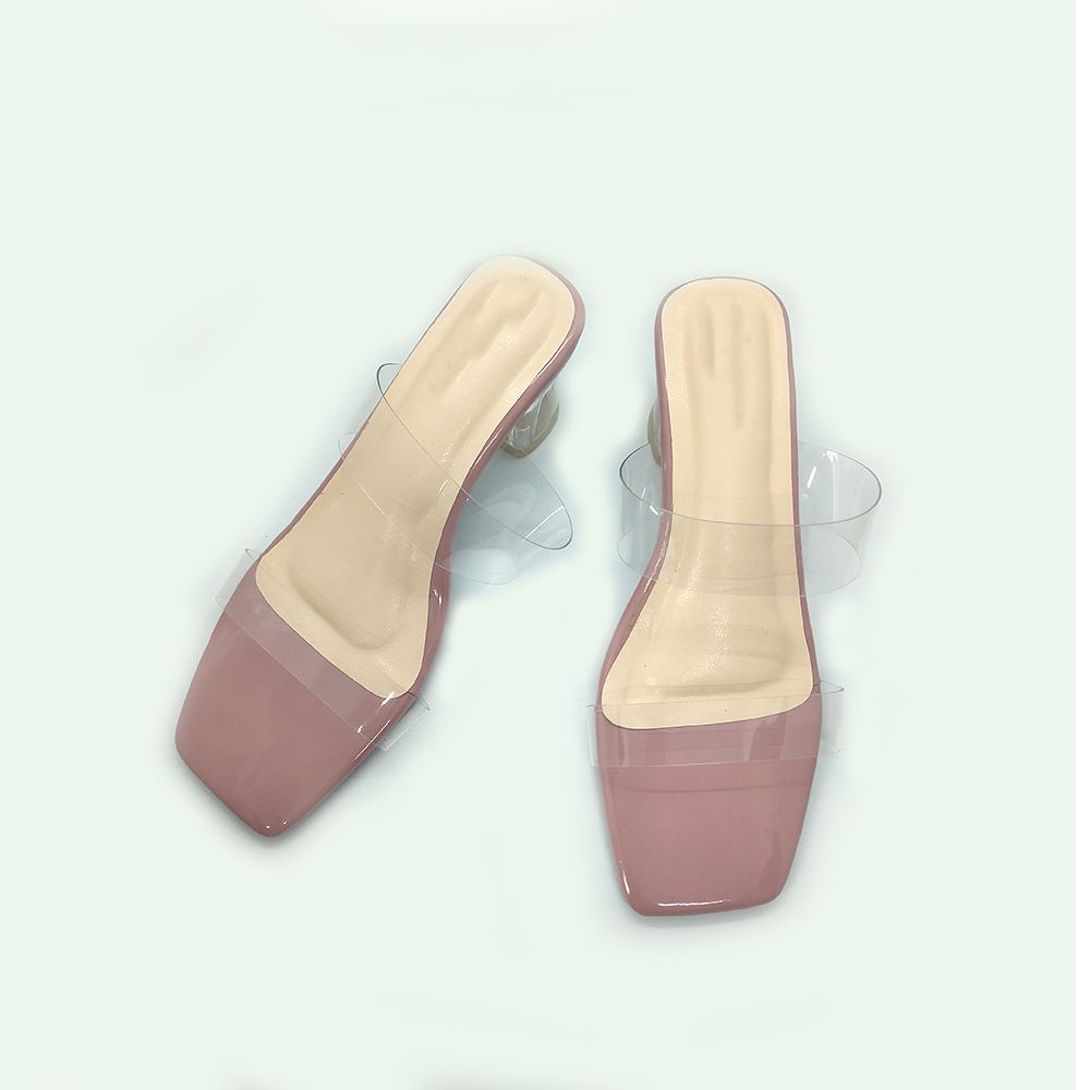 Artificial Leather Primrose Block Heel Sandal for Women