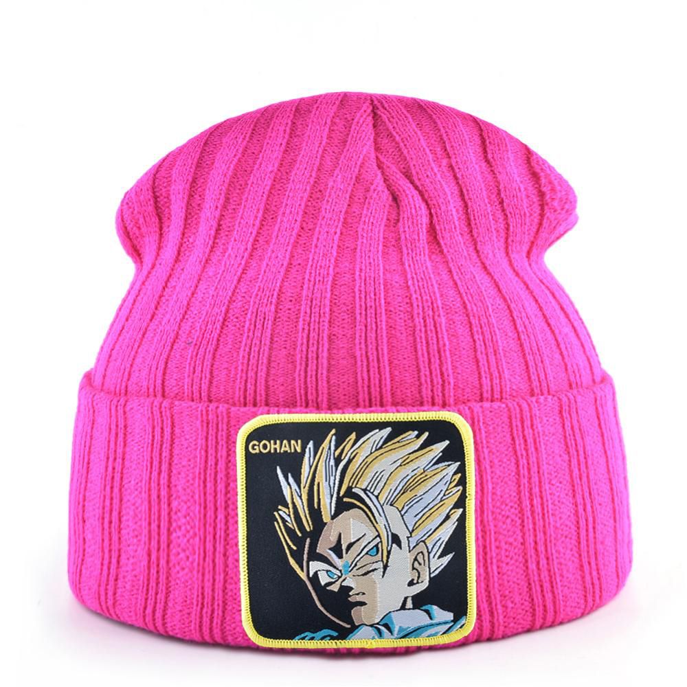 Goku Winter Beanies Hats For Men Hat Hip-Hop Bonnet Skullies Women Dragon Ball Beanie Cap Men Warm Caps