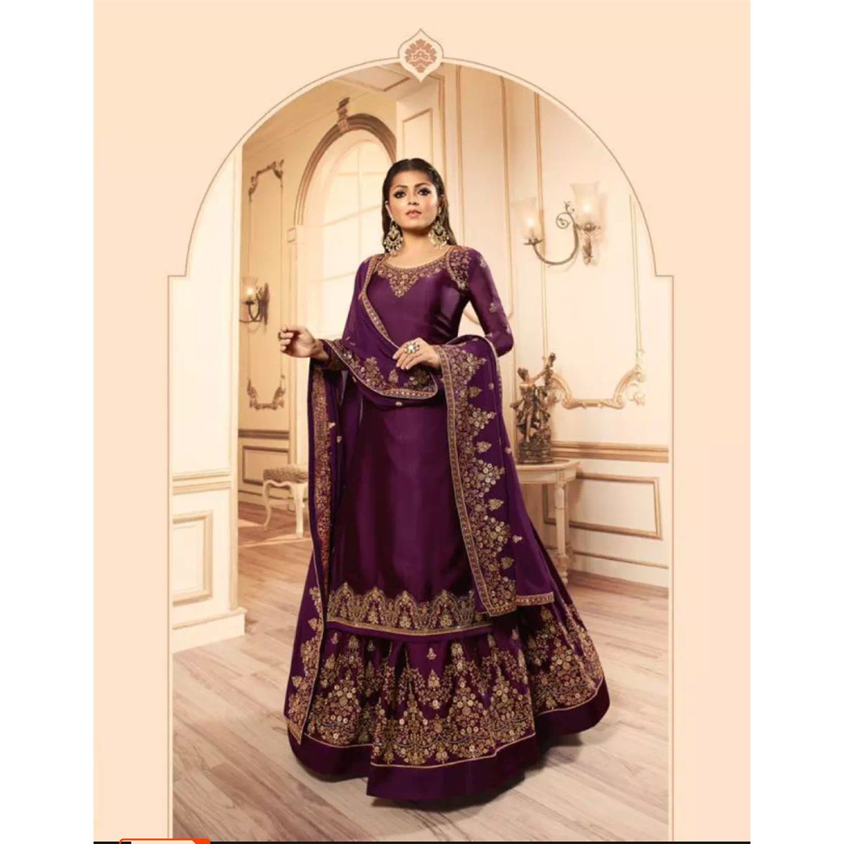 Indian Georgette Gown