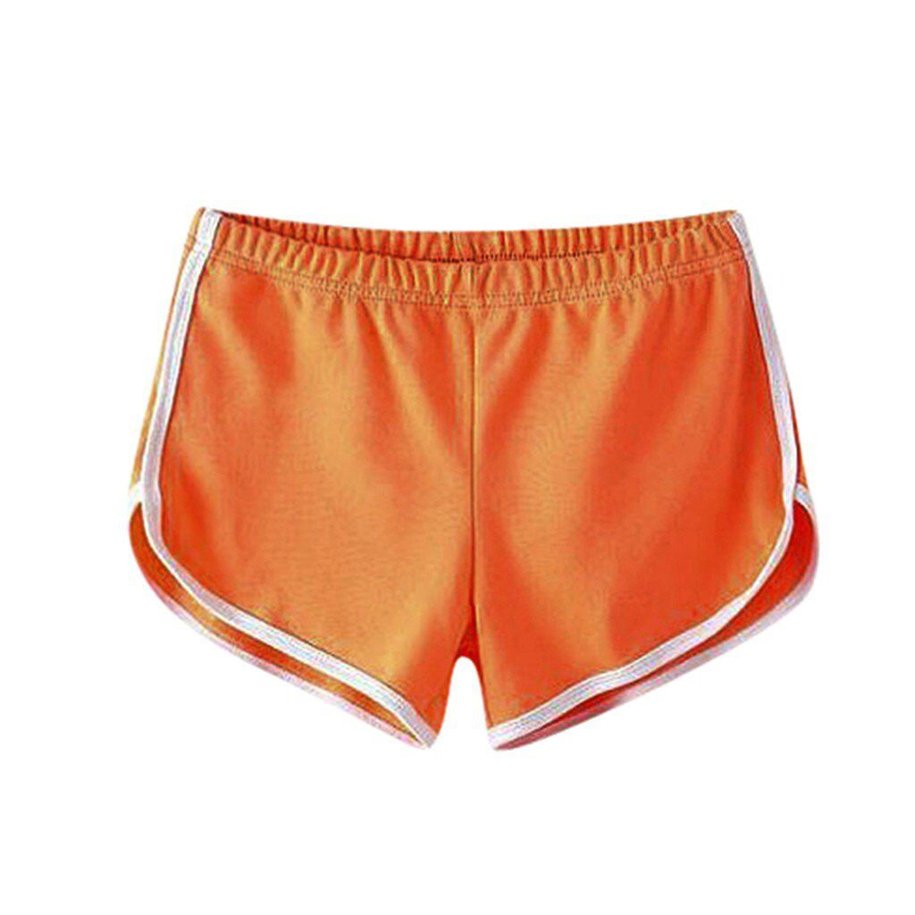 Shorts Women Hot Women Blend Summer Short Contrast Binding Side Split Elastic Waist Patchwork Casual Beach Party