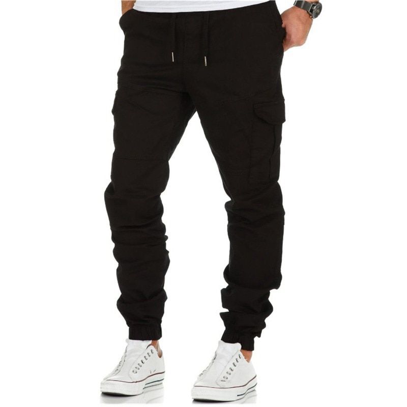 Cargo Pants Men Elastic Multiple Pocket Military Male Trousers Casual Outdoor Joggers Pant Joggers Trousers Fashion Men Pants