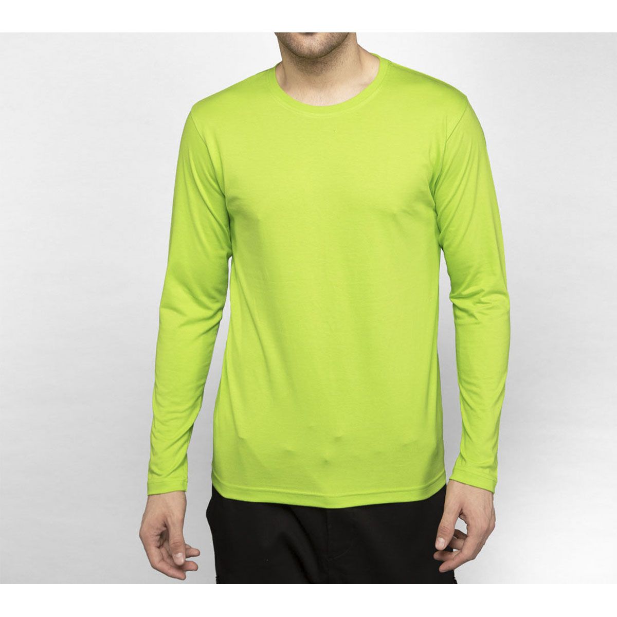 Solid Color Flower Handle Jersey Comfortable T-Shirt
