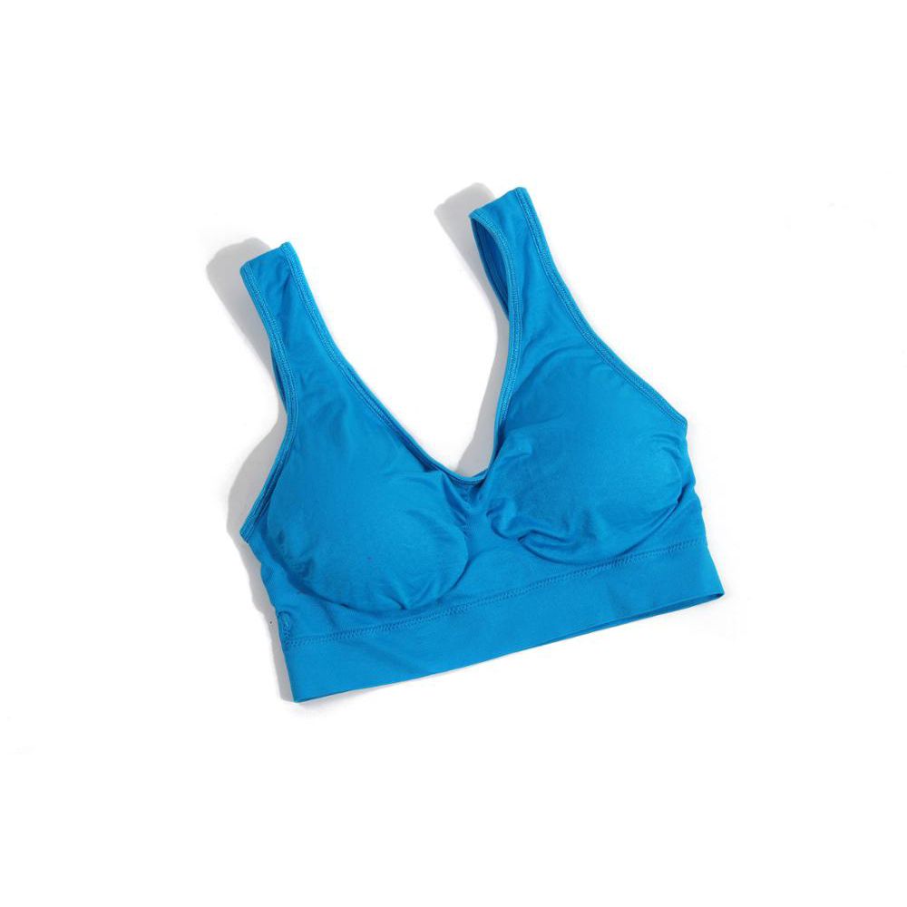 9 Color Plus Size Women Bra Seamless Wire Free Sleep BH Padded Fitness Comfort Underwear Thin Section for Women Body Shaper