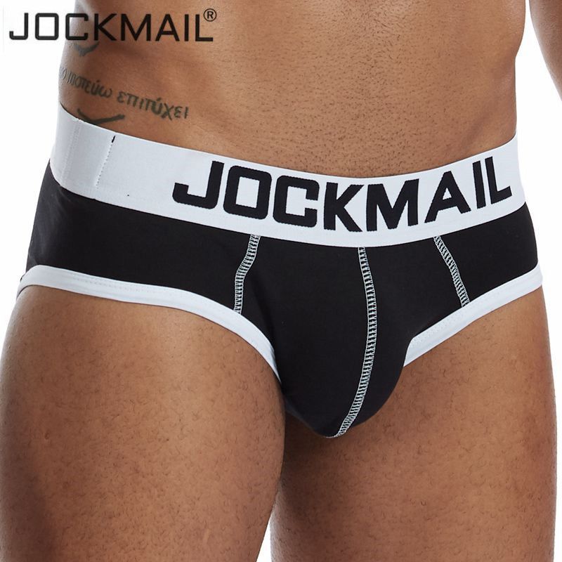 Jockmail  New Shorts Sexy Men Men Briefs Cotton Underpants Gay Mens briefs Cuecas Men Brief  Man Srting