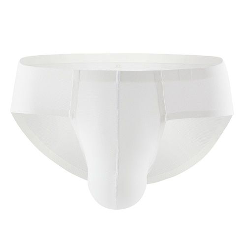 Gay Mens String  Briefs Sexy Mens Panties Ice Silk Men  Seamless Brief Erotic Men Underpants Lingerie