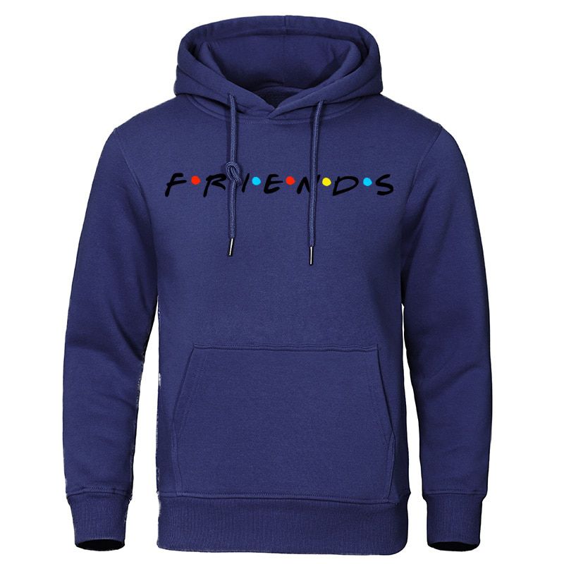 Winter Autumn Men's Hoodies Fashion Pullovers Friends Printed Sweatshirts Casual Tracksuit Loose Male Streetwear Tops