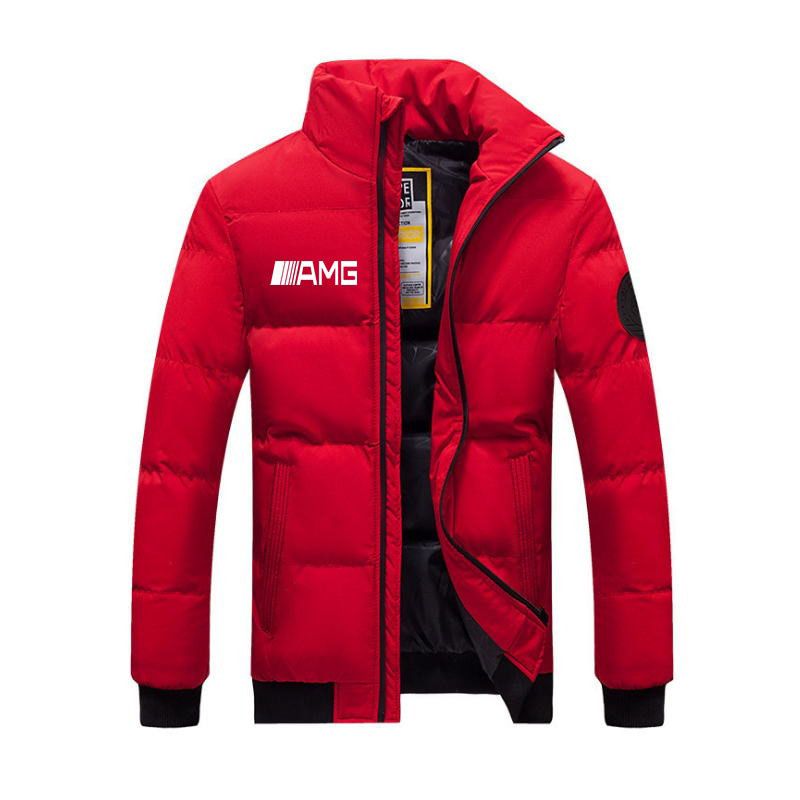 Men Duck Down Jackets Printed Custom Velvet Male Winter Warm Fleece UniMan Light Slim Duck Casual Large M-5XL
