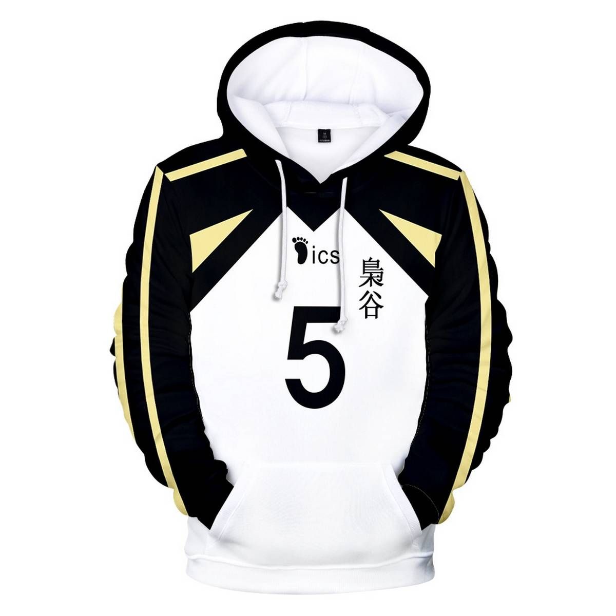 Cosplay Bokuto Kōtarō 3D Printed Hoodie Jacket Men Women Outwear
