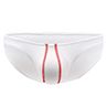 Honeymoon Men Stripe Print U Convex Bulge Pouch Low Rise Thong Briefs Underwear