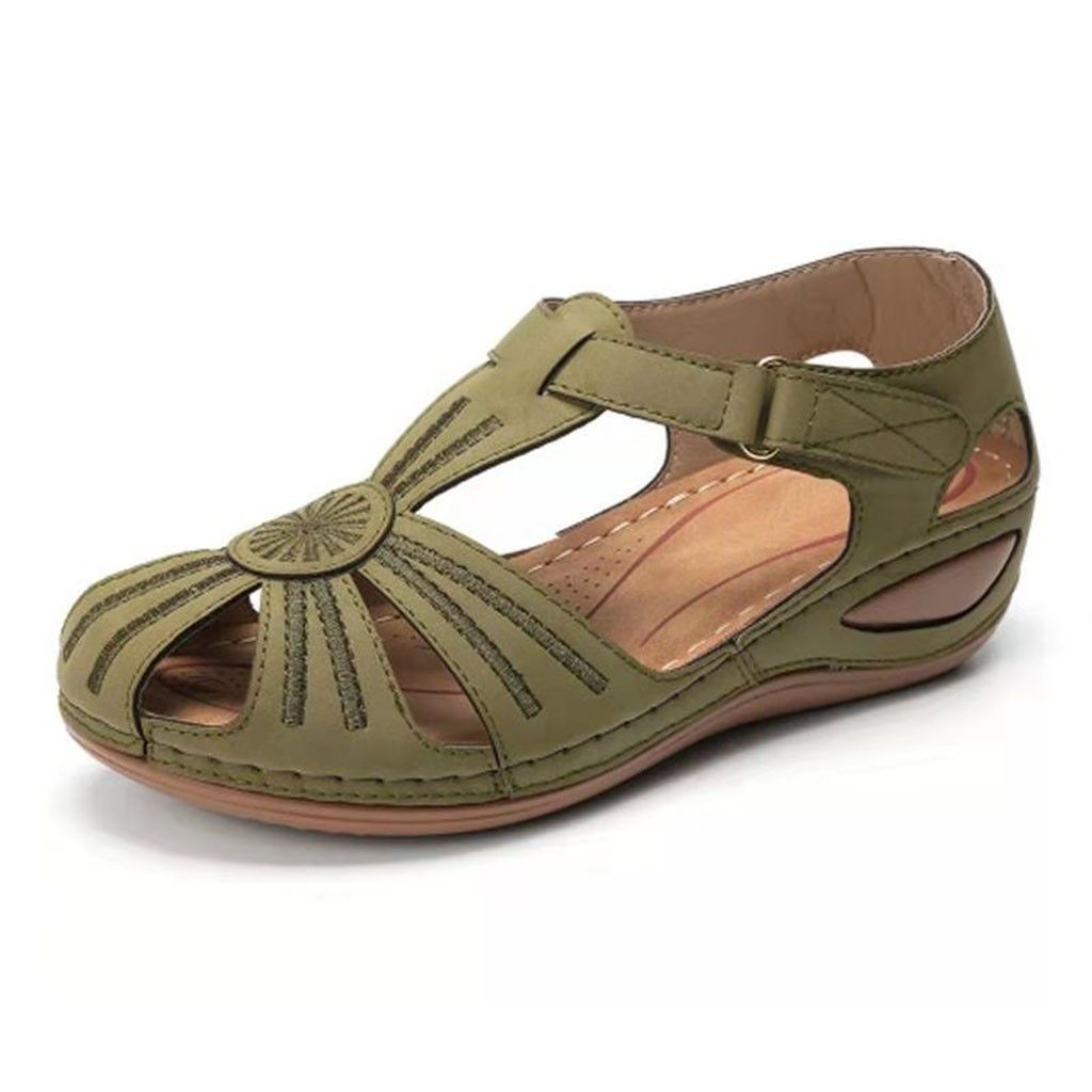 【ALLGOOD】Shoes For Women New Casual Shoes ClearanceWomen's Ladies Girls Comfortable Ankle Hollow Round ToeSandalsSoft SoleShoes