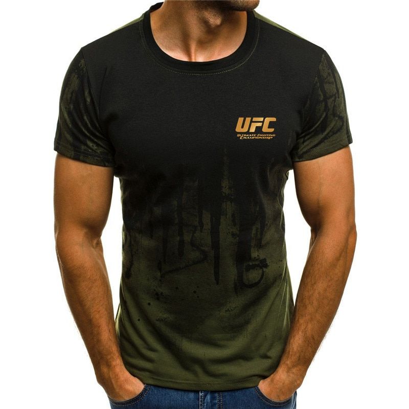 Fashion Apparel Mma Bjj Short Sleeve Summer Street 3d Color Printing T-shirt Men's And Women's Boxing O-Neck Tops