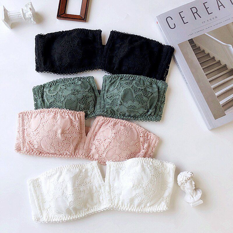 Only a bra ,cotton padded push up bras women  lace sleepwear comfortable brassiere female lingerie girls deep-v intimates