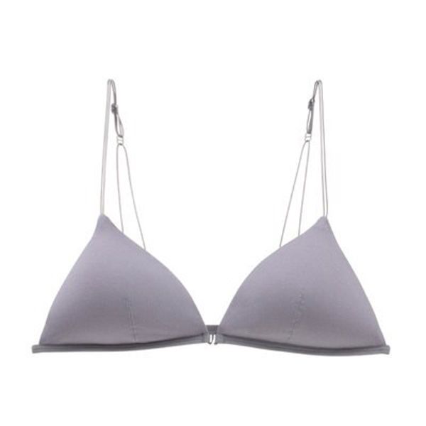 Simple Style Women Bralette Top  Push Up Backless Bra Black White Underwear Soft Wireless Thin Cotton Brassiere Lingerie