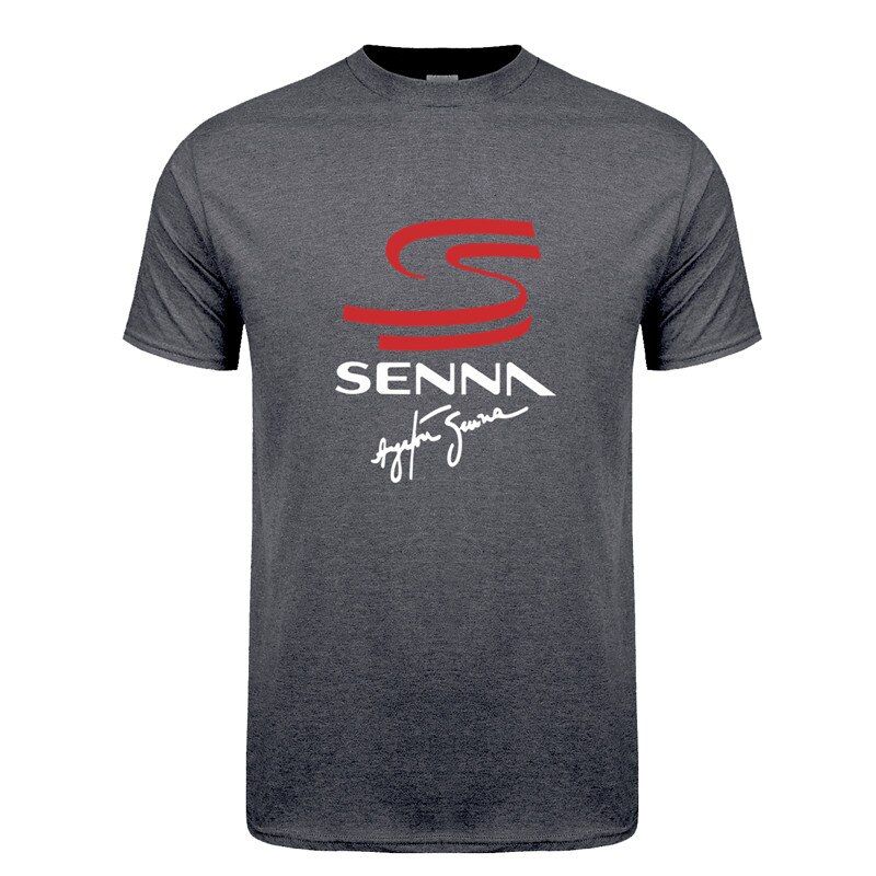 Hero Ayrton Senna T Shirt Men Short Sleeve Cotton T-shirts Funny Cool Man Tshirt